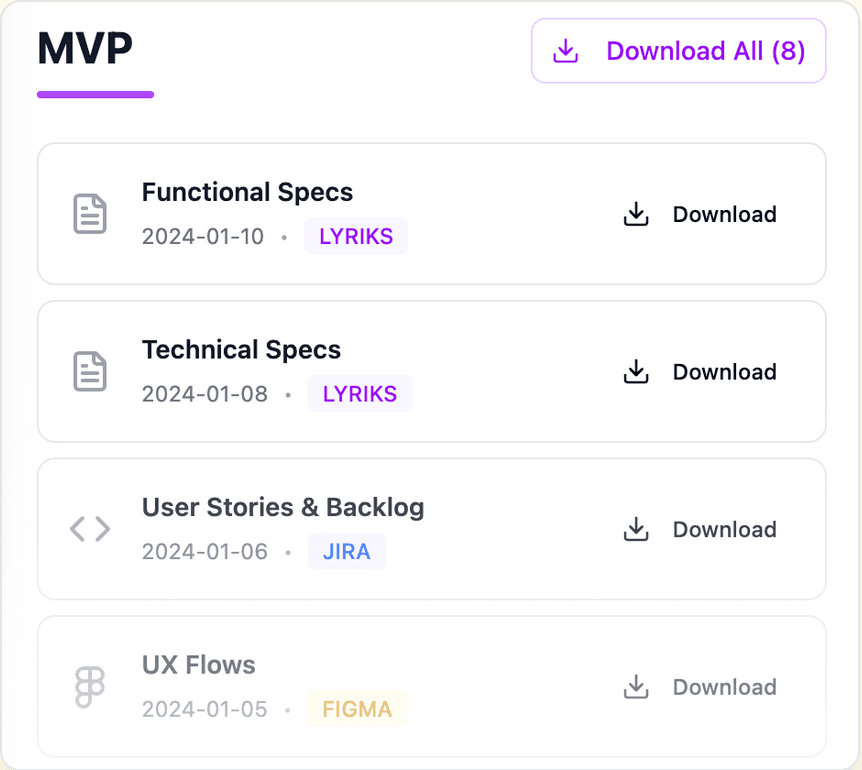 Automatic Specification Generation